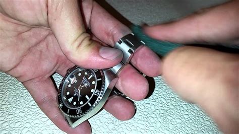 how to get a brushed finish on a rolex|Rolex submariner restoration.